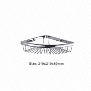 BK1801-Kitchen and bathroom are available single tier with hook black bathroom shelf bathroom hanging baskets