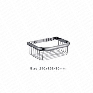 BK1810-Modern Acceptable Brass/Chrome Shower Caddy Shower Basket for Bathroom304ss Bath Basket、Brass Bath Basket、Ss Bath Basket、Stainless Steel Bath Basket