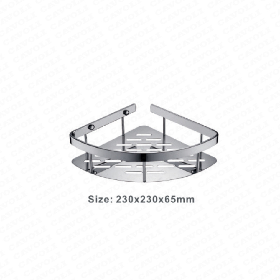 2021 High quality Stainless Steel Chrome Bath Basket - BK1829-Luxury Brass/Chrome Shower Basket Rustproof Mirror Shining Bathroom – Cavoli