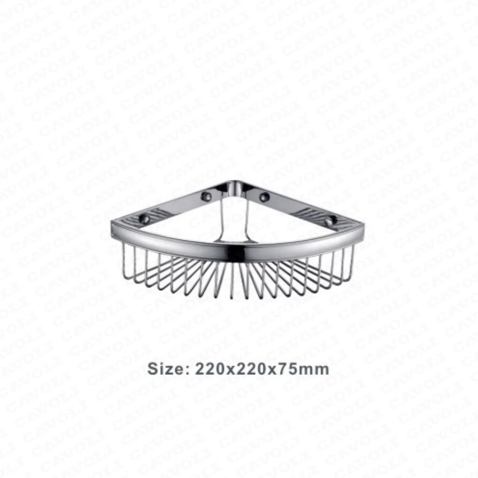 BK1831-Brass Shower Caddy Shower Basket for Bathroom Featured Image