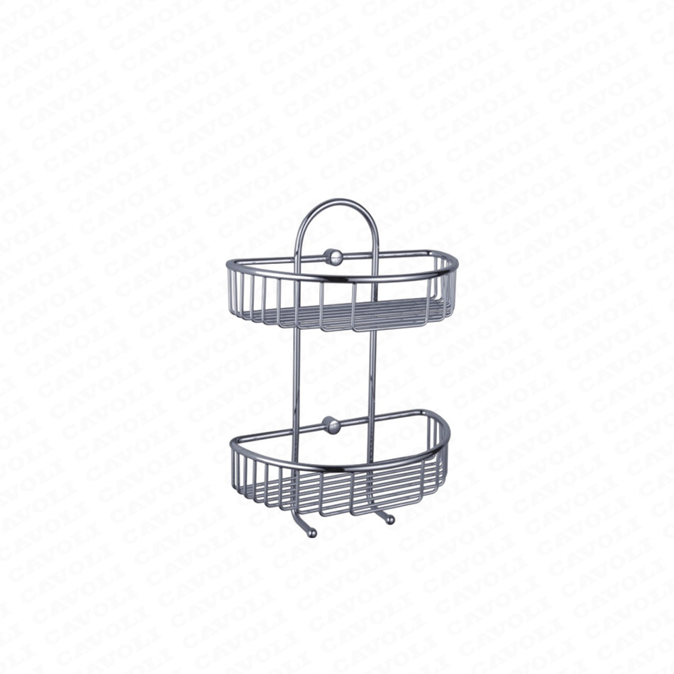Good Quality Soap Basket - BK3520-Brass+Stainless Steel Commercial Bathroom Accessory Anti-rust Metal Basket Shower Caddy – Cavoli
