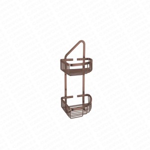 BK3803-High quality 304 Stainless Steel Commercial Bathroom Accessory Anti-rust Metal Basket Shower Caddy