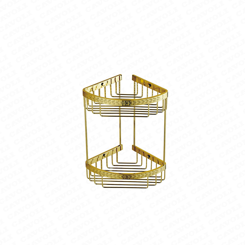 New Arrival China European Design Stainless Steel Rose Gold Bath Basket - BK5501-Hot Selling Brass/Gold Shower Organizer Bath Room Storage Shelves Bathroom Shelf Rack Round Ending Basket – C...