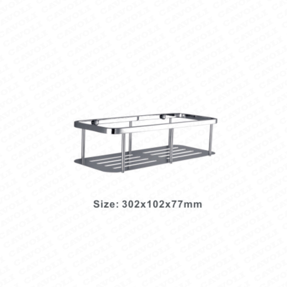China wholesale 304ss Bath Basket - BK668-Modern Acceptable 304 Stainless Steel Shower Caddy Shower Basket for Bathroom – Cavoli