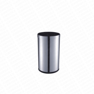 H309-Chrome Household indoor 3L dustbin steel wholesale round strong pedal stainless steel dustbin suppliers kitchen dustbin