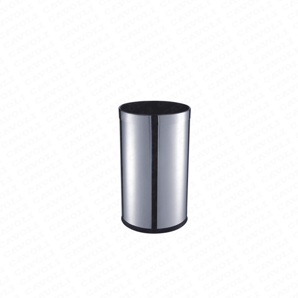 China Cheap price Rose Gold Stainless Steel Dustbin - H309-Chrome Household indoor 3L dustbin steel wholesale round strong pedal stainless steel dustbin suppliers kitchen dustbin – Cavoli