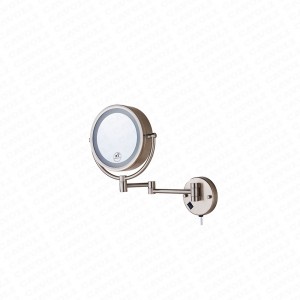 MM1123-Simple Modern Acceptable round magnifying custom desktop vanity mirror