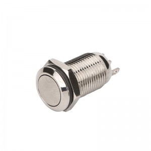 Chinese Professional 12mm 1no1nc Momentary Waterproof Metal Push Button Switch