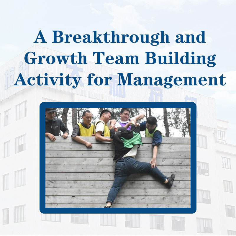 A Breakthrough and Growth Team Building Activity for Management Staff