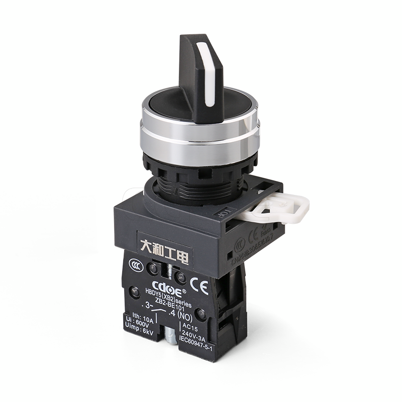 China High Quality Industrial Key Switch –  Xb2 22mm 1no Lock Metal Switch Rotary Selector 3 Positions – DAHE