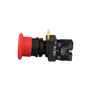 IP65 Emergency stop button 22mm one normally open switch lay5 for new energy machine