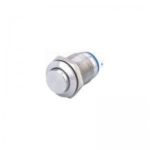 12mm Corrosion-resistant switches stainless steel shell high head push button