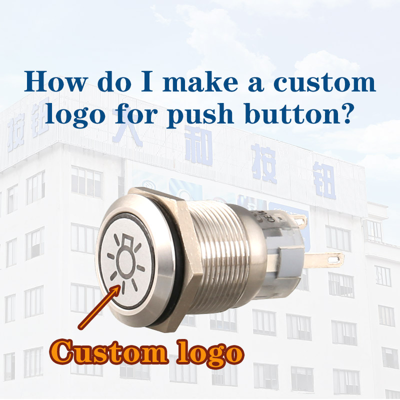 How do I make a custom logo for push button?