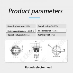 2 Position Rotary Selector Switch 16mm Push Button Latching Plastic by Leading Distributors Manufacturers and Dealers