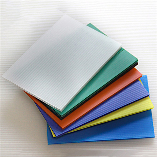  PP plastic corrugated sheet(also known as corflute sheet and coroplast sheet)