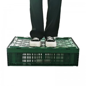 Manufacturer wholesale eco-friendly PP plastic foldable crate moving box