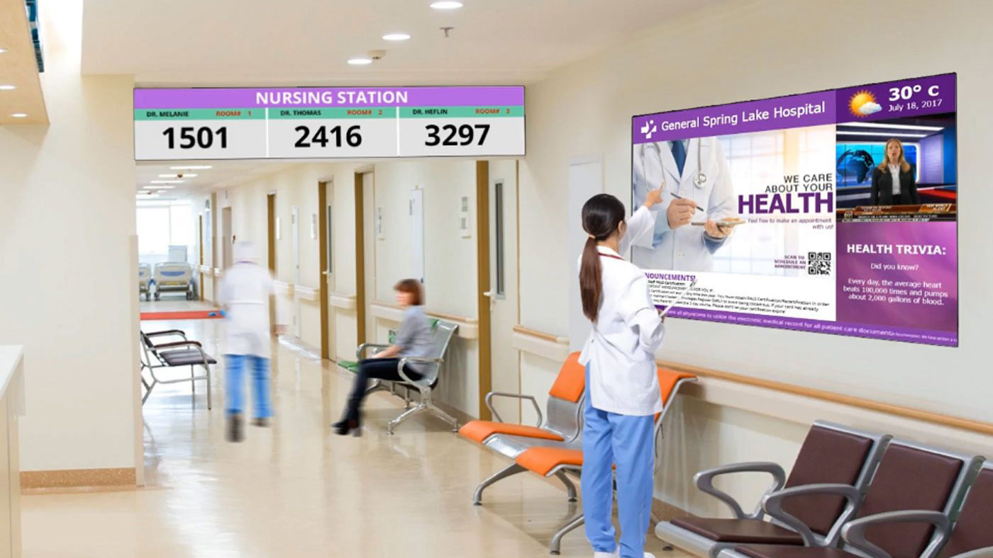 Empowering Healthcare: The Impact of Digital Signage on Efficiency, Communication, and Patient Experience