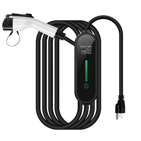 3.5KW 8A to 16A Switchable Type 1 Portable EV Charger