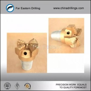 6 Inches PDC Drag Bit 4 wings for hard well drilling