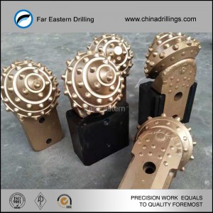 API factory of piling roller cones bits with holder for bucket rock drilling