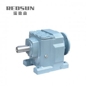 Gearbox motor reducer HT250 high strength cast iron 220V 380V 50HZ 60HZ AC electric motor in line helical gear box speed reducer