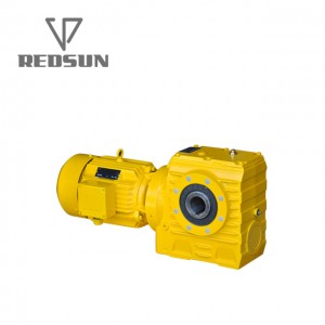 China power high efficiency s series helical worm motor reductor small right angle gearbox