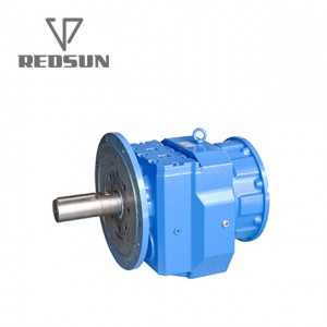 Gearbox motor reducer HT250 high strength cast iron 220V 380V 50HZ 60HZ AC electric motor in line helical gear box