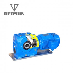 Industrial helical transmission gearbox types worm gear reducers