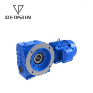 China power high efficiency s series helical worm motor reductor small right angle gearbox
