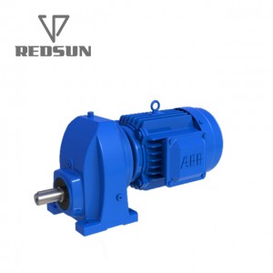 R series helical three-stage reduction gearbox apply for Engineering and Building Materials Machinery