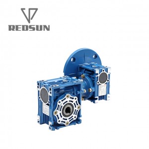 NMRV industrial use rv series 0.2-1.6kw 5-100 ratio worm gearbox speed reducer with 14-186.7rpm output speed