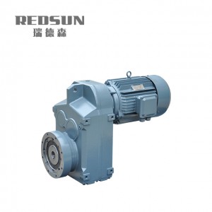 F Series high perform price electric motor with reduction gear helical gear units
