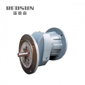 Gearbox motor reducer HT250 high strength cast iron 220V 380V 50HZ 60HZ AC electric motor in line helical gear box speed reducer