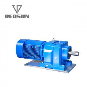 Gearbox motor reducer HT250 high strength cast iron 220V 380V 50HZ 60HZ AC electric motor in line helical gear box