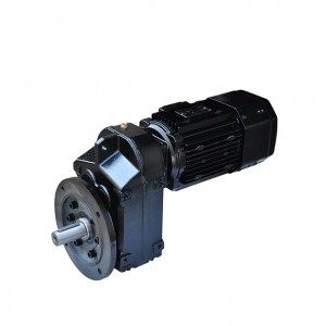 F series parallel shaft helical gear motor