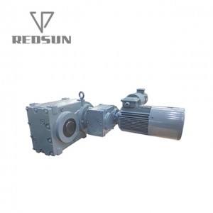 F series Professional standard Parallel Shaft-Helical Geared Motor Helical Gear box speed reducers