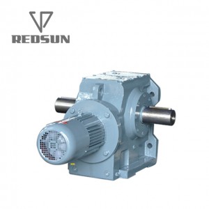 China manufacturing reverse gearbox S series worm gear motor speed reducer right angle gear for machine
