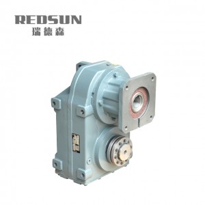 F Series high perform price electric motor with reduction gear helical gear units