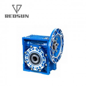 NMRV industrial use rv series 0.2-1.6kw 5-100 ratio worm gearbox speed reducer with 14-186.7rpm output speed