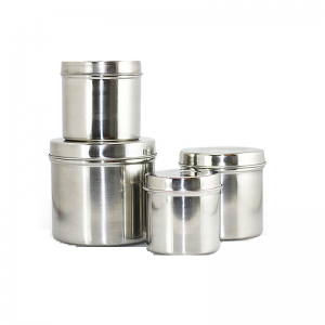 medical stainless steel alcohol cotton jar
