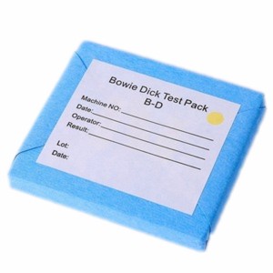 Medical High Quality Disposable Color Change Accurate Autoclave Bd Test Pack