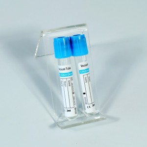 Medical ESR Vacuum Blood Collection Tube Vacutainer Black Top Sodium Citrate Glass/PET CE Approval