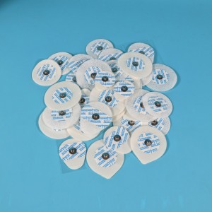 Non-woven and PE foam ecg electrode pads