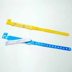medical PVC adult child identification bracelet
