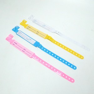 medical PVC adult child identification bracelet