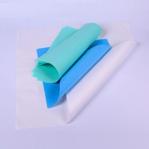 Blue/green/white Custom Size Medical Wrapping Paper Sterilized Crepe Paper
