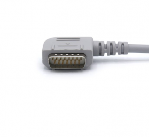 Kenz PC-109 Fixed one-piece EKG cable, 10 leads, AHA, Banana