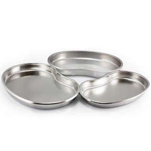 Medical disposable stainless steel kidney dish