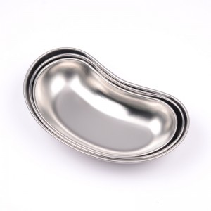 Medical disposable stainless steel dental kidney dish