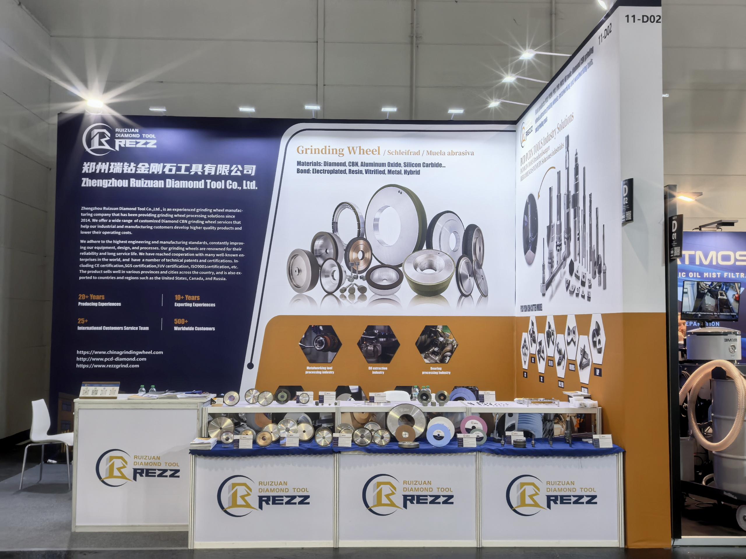 Ruizuan Shines at EMO Hannover 2025: Showcasing Advanced Superabrasive Wheels & Precision Tooling